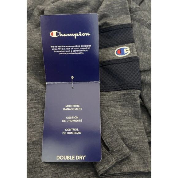 Champion Gym Issue Layering Thin Hoodie Top NWT $35 Size Small Blue - Picture 9 of 15